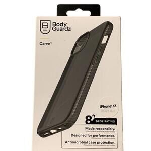 BodyGuardz Carve Case for iPhone 13 Smoke Black MagSafe Compatible